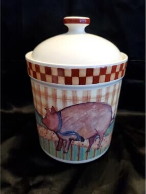 Susan Winget Pig Canister